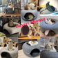 Donut Cat Tunnel Interactive Play Toy