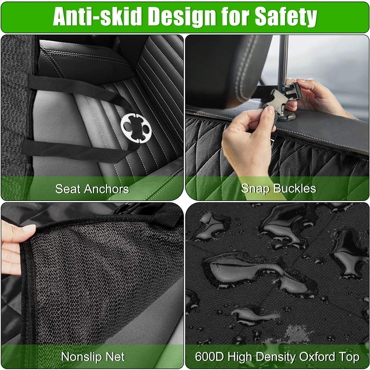 Pet Rear Car Seat Cover that is waterproof